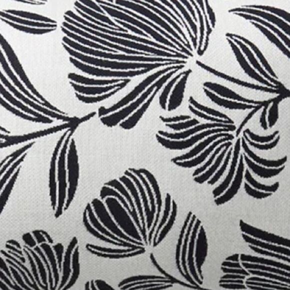The Company Store Sunbrella Contoured Chair Cushion,Navy Floral, 20” x 20”, NWT! - Picture 2 of 2